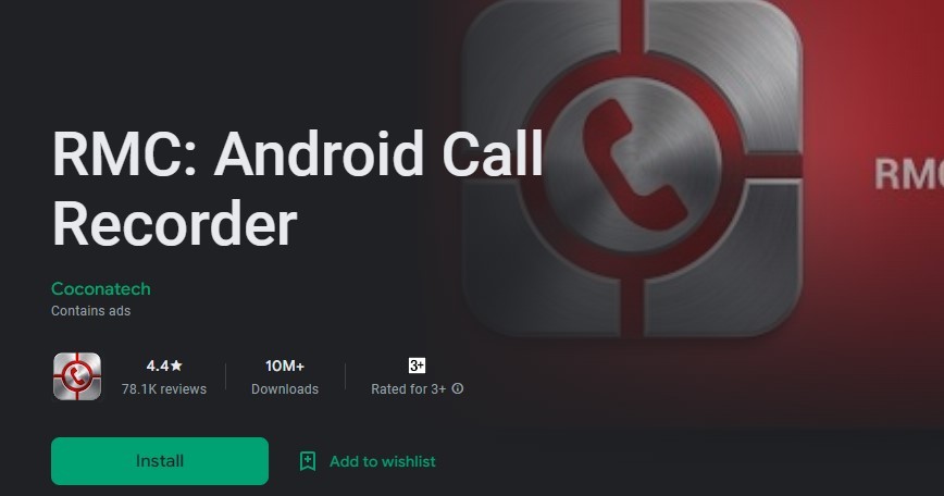 RMC Android Call Recorder