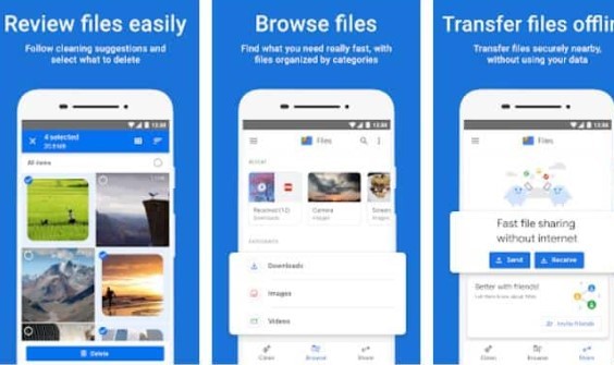 Aplikasi File Manager Google