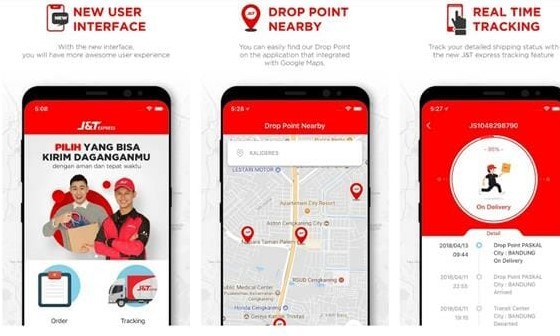 Aplikasi Cek Ongkir J&T Express