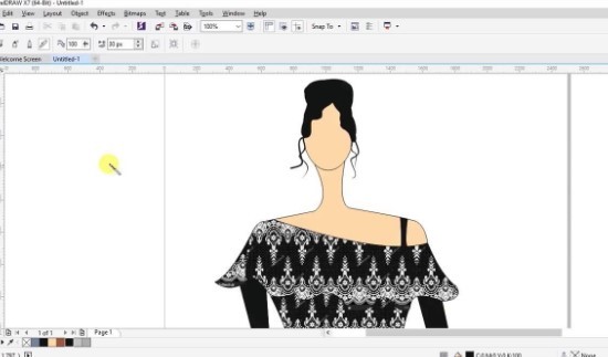 Aplikasi Desain Baju Coreldraw