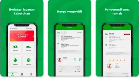 Aplikasi Ojek Online Linkaran