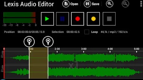 Aplikasi Cover Lexis Audio Editor