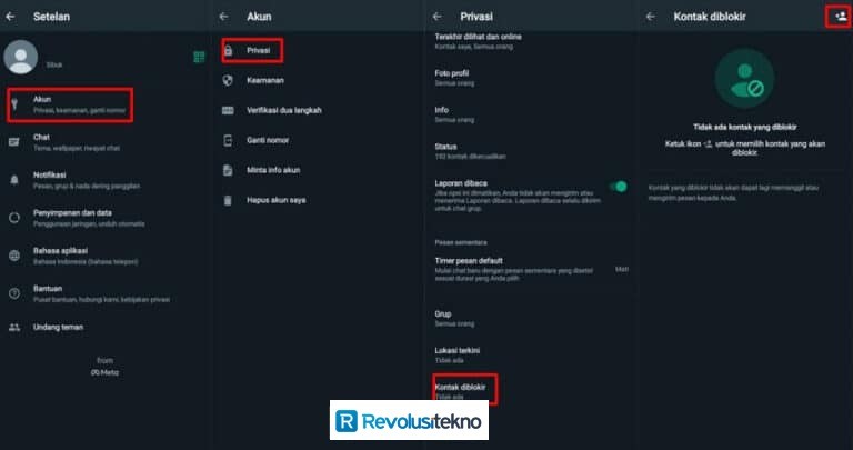 Cara Blokir Kontak WhatsApp (WA) Tanpa Ketahuan oleh Siapapun