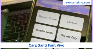 Cara Ganti Font Vivo